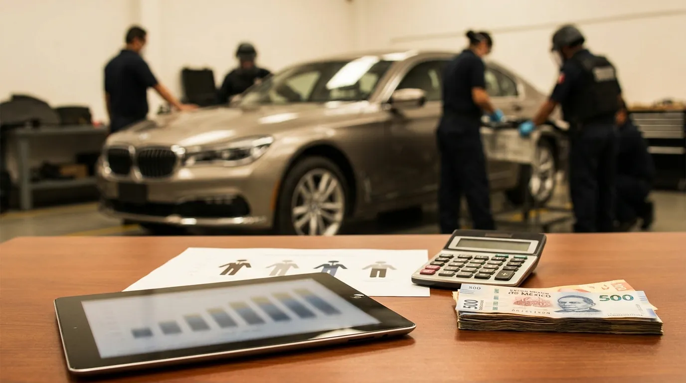 ¿Cuánto cuesta blindar un auto en México? Precios 2026