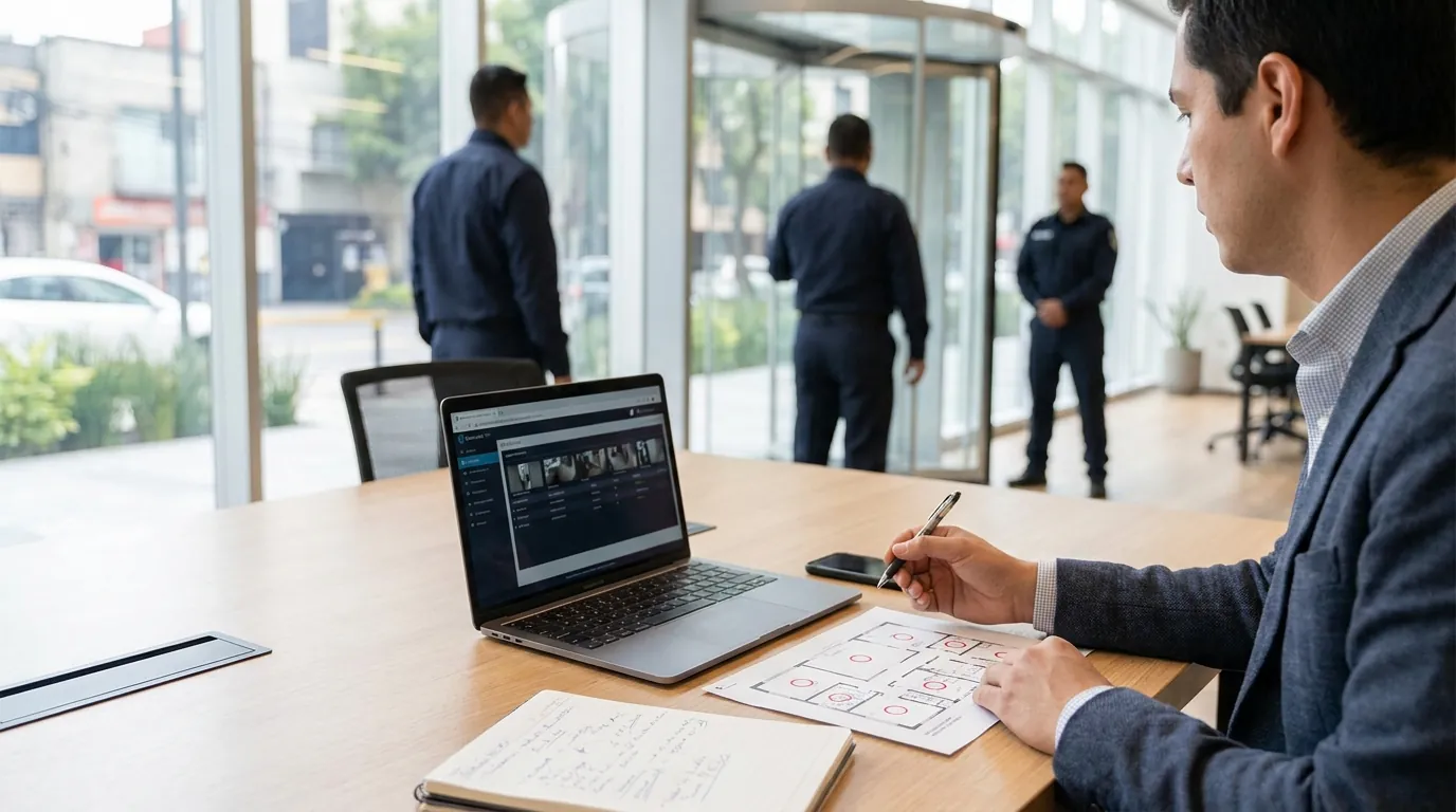 ¿Cuántos guardias de seguridad necesito? Calculadora 2026