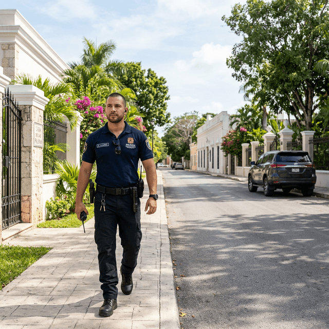 Seguridad privada en Mérida: guía para residencias, turismo y empresas