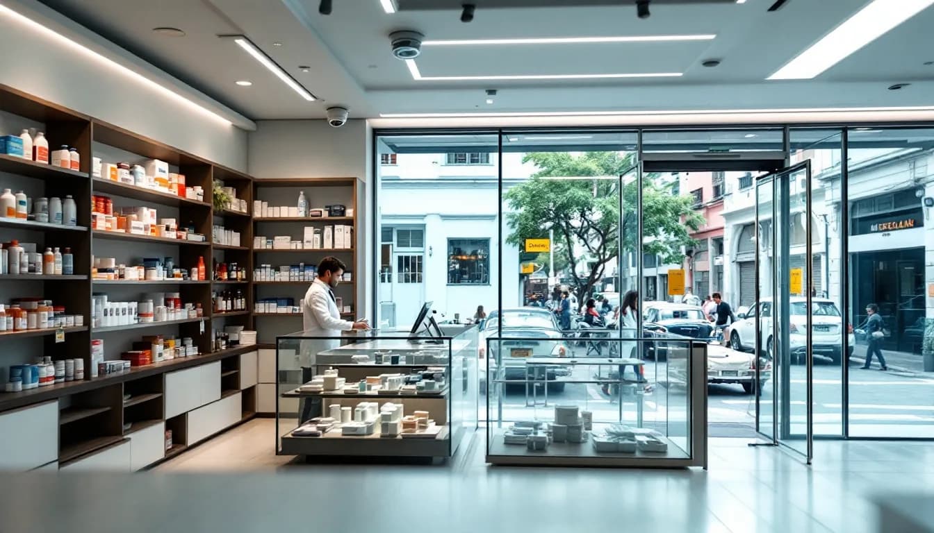 Seguridad para farmacias y tiendas de conveniencia: guía contra robo y asalto